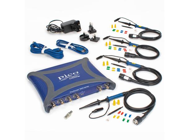 PicoScope® 3000E Series PC oscilloscopes 350/500 MHz, 5 GS/s, 10 bit, USB powered